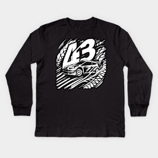 Ken Block 43 Kids Long Sleeve T-Shirt